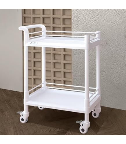 Amazon.co.jp: ステンレス ワゴン サ医療ービス カート 2段 組立式